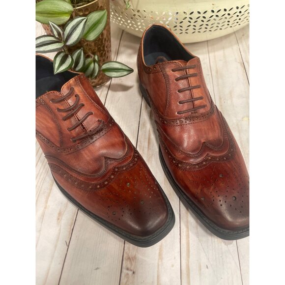 Jump New York Leather Oxford Wingtip Sz 10 main image 8